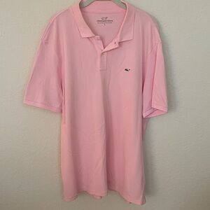 Vineyard Vines Light Pink Men's Polo Shirt